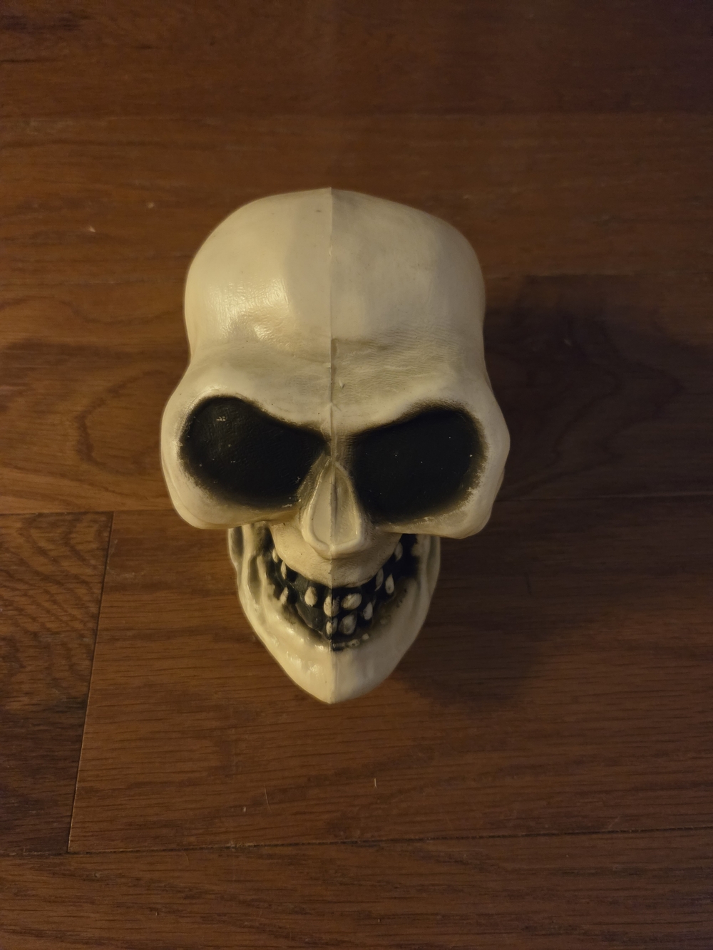 Vintage Blow Mold Skull Head